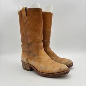 Vintage Texas Brand Campus Boots Men's 9.5D M 63 Western Workwear